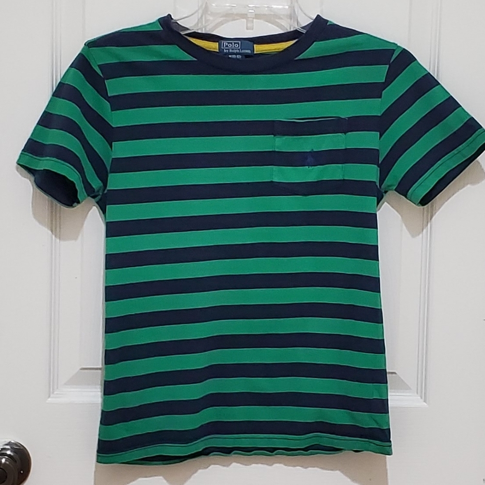 Polo Ralph Lauren Green Striped Boys Shirt